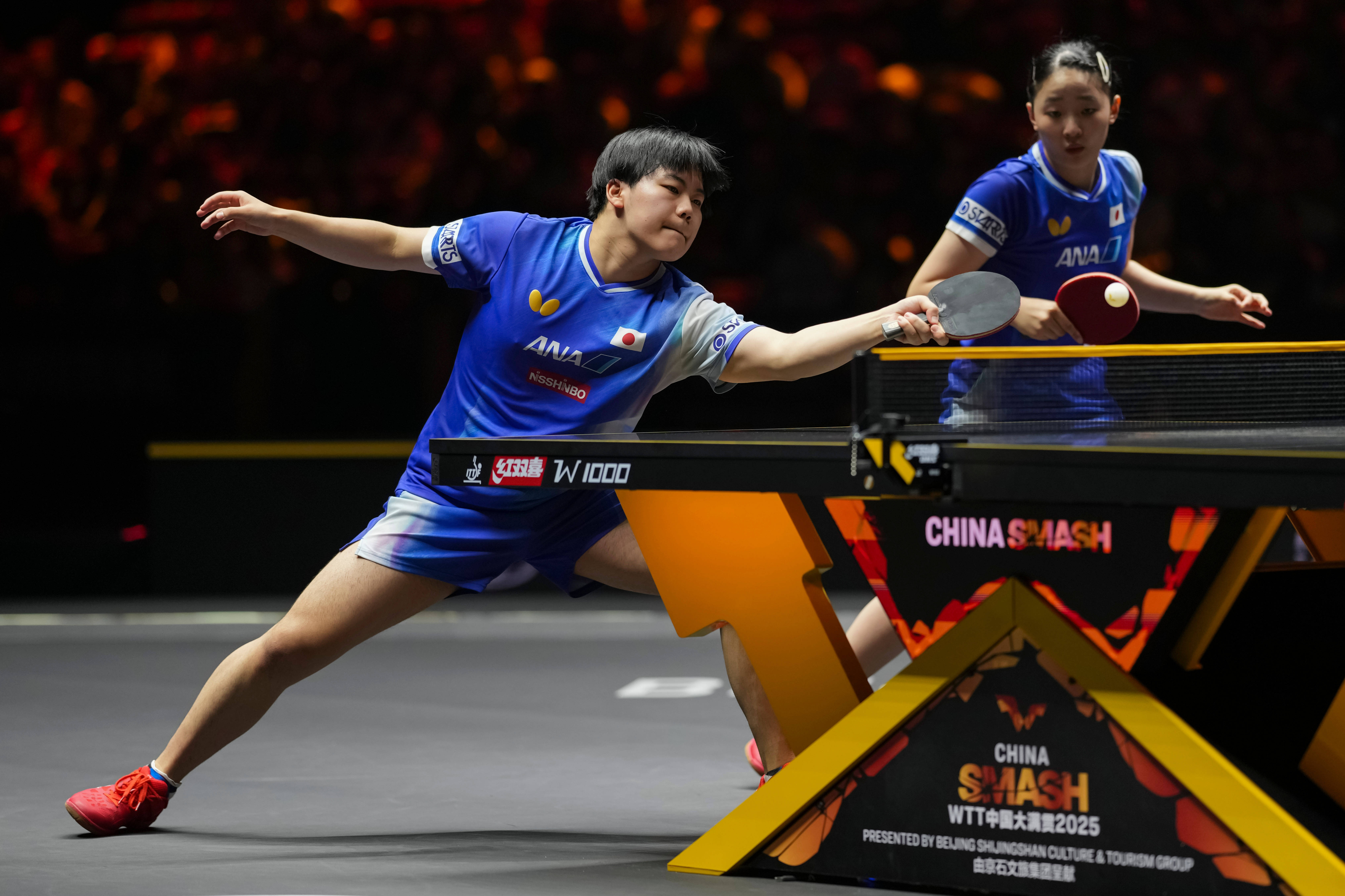 （体育）乒乓球——WTT中国大满贯赛：黄友政/陈熠晋级混双四强