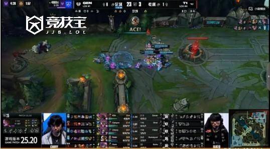 「竞技宝」LOL-S15小组赛：GEN横扫T1晋级
